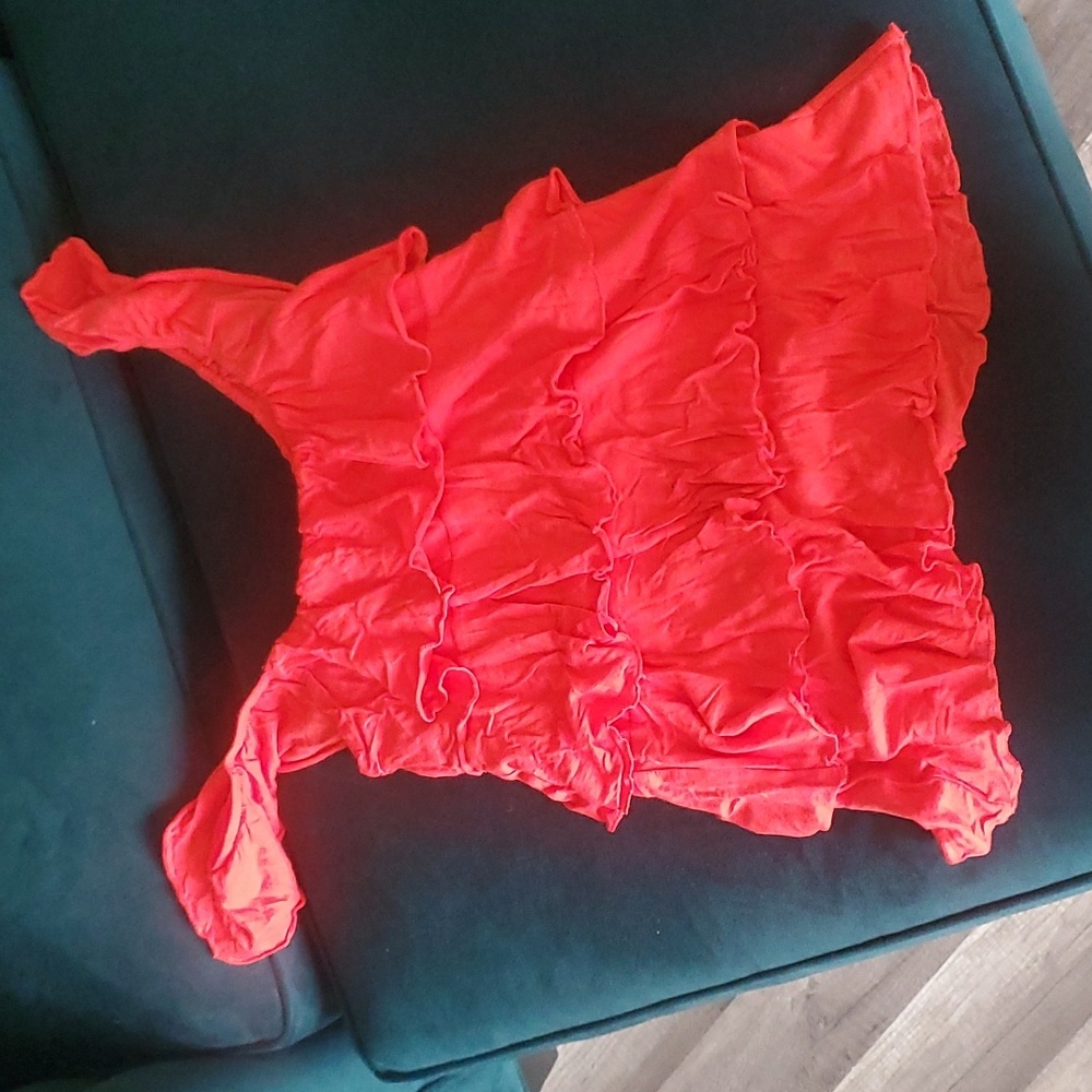Express red/orange tiered tank